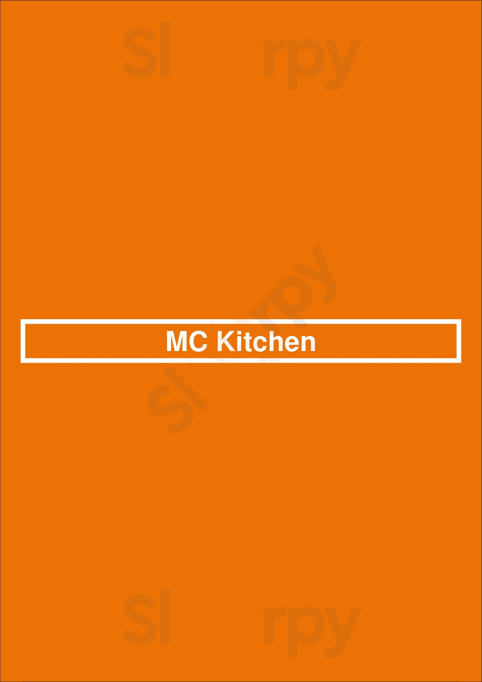 Mc Kitchen Miami Menu - 1