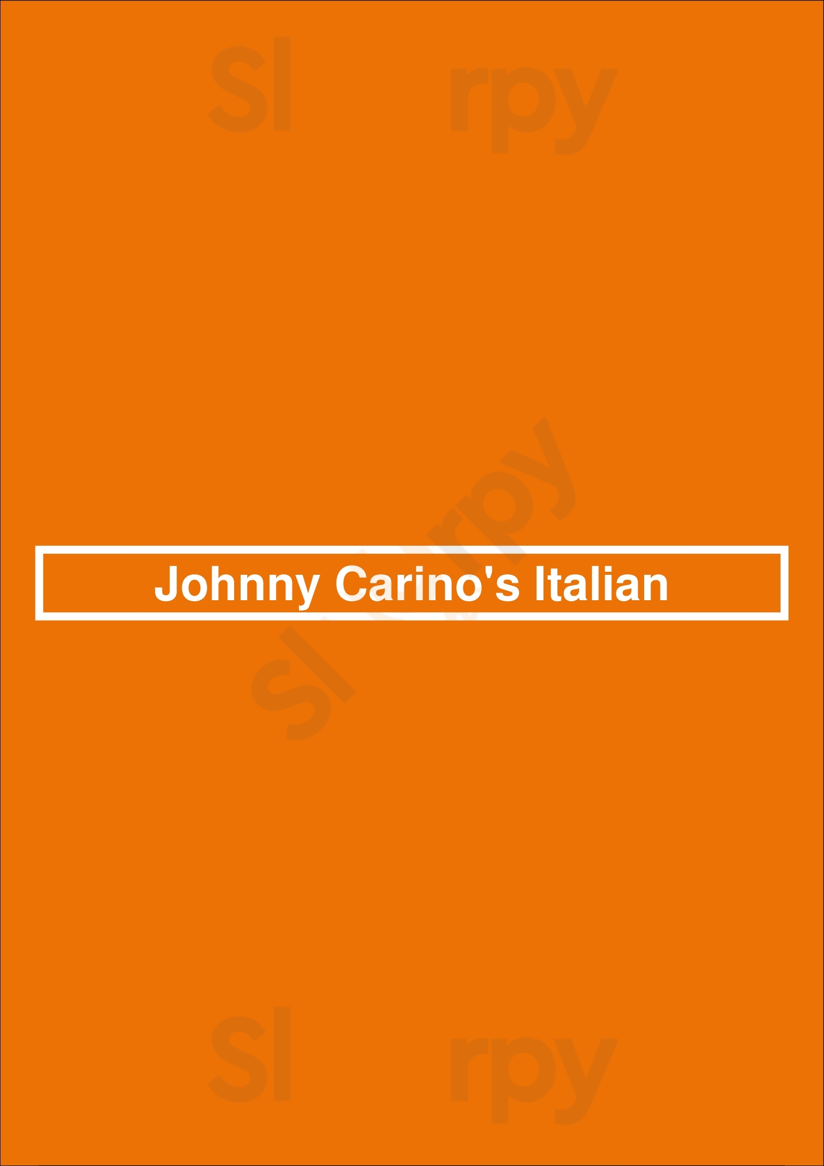 Johnny Carino's Italian Oklahoma City Menu - 1