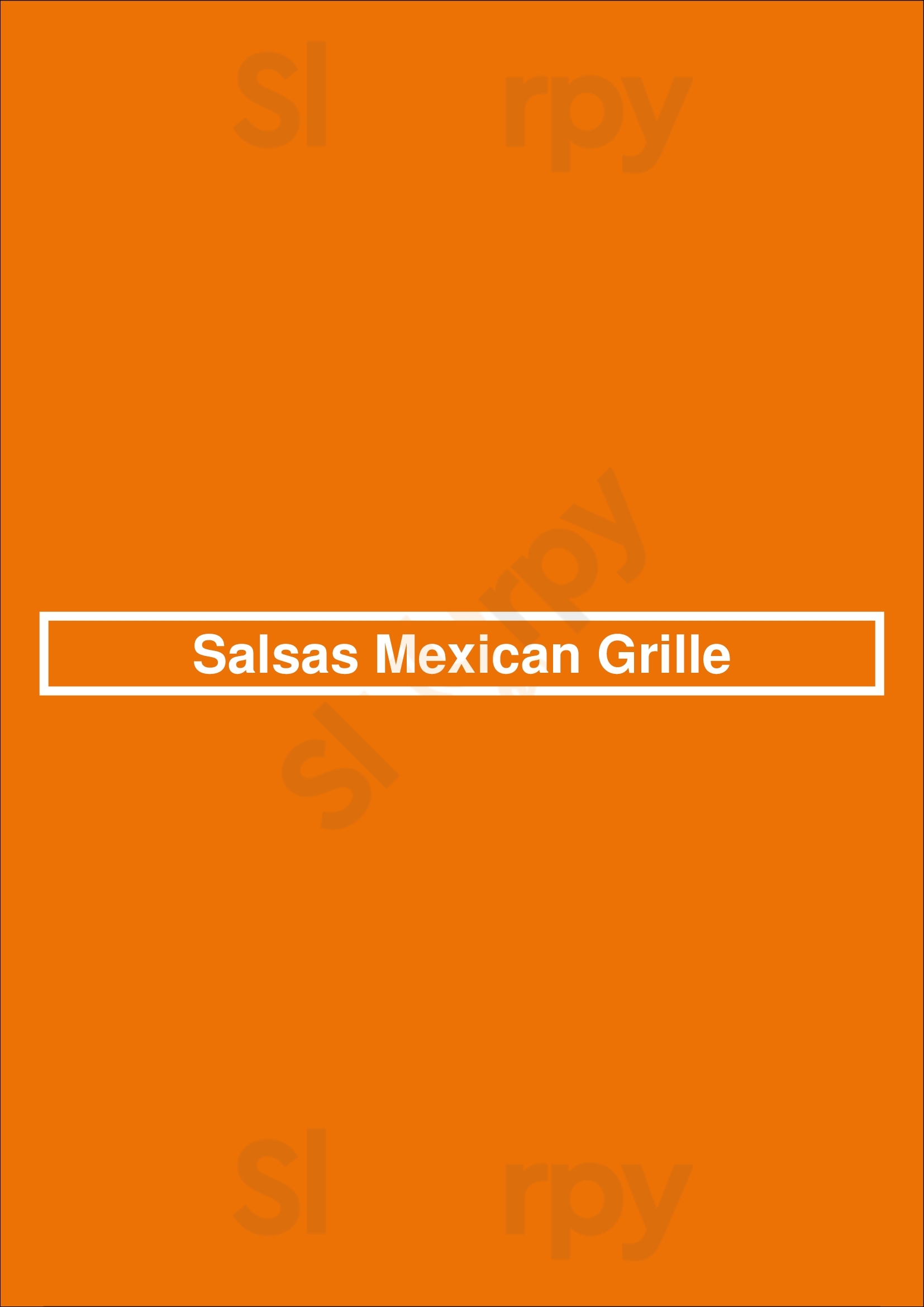 Salsas Mexican Grille Charlotte Menu - 1