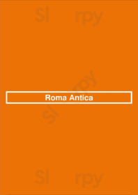 Roma Antica menu