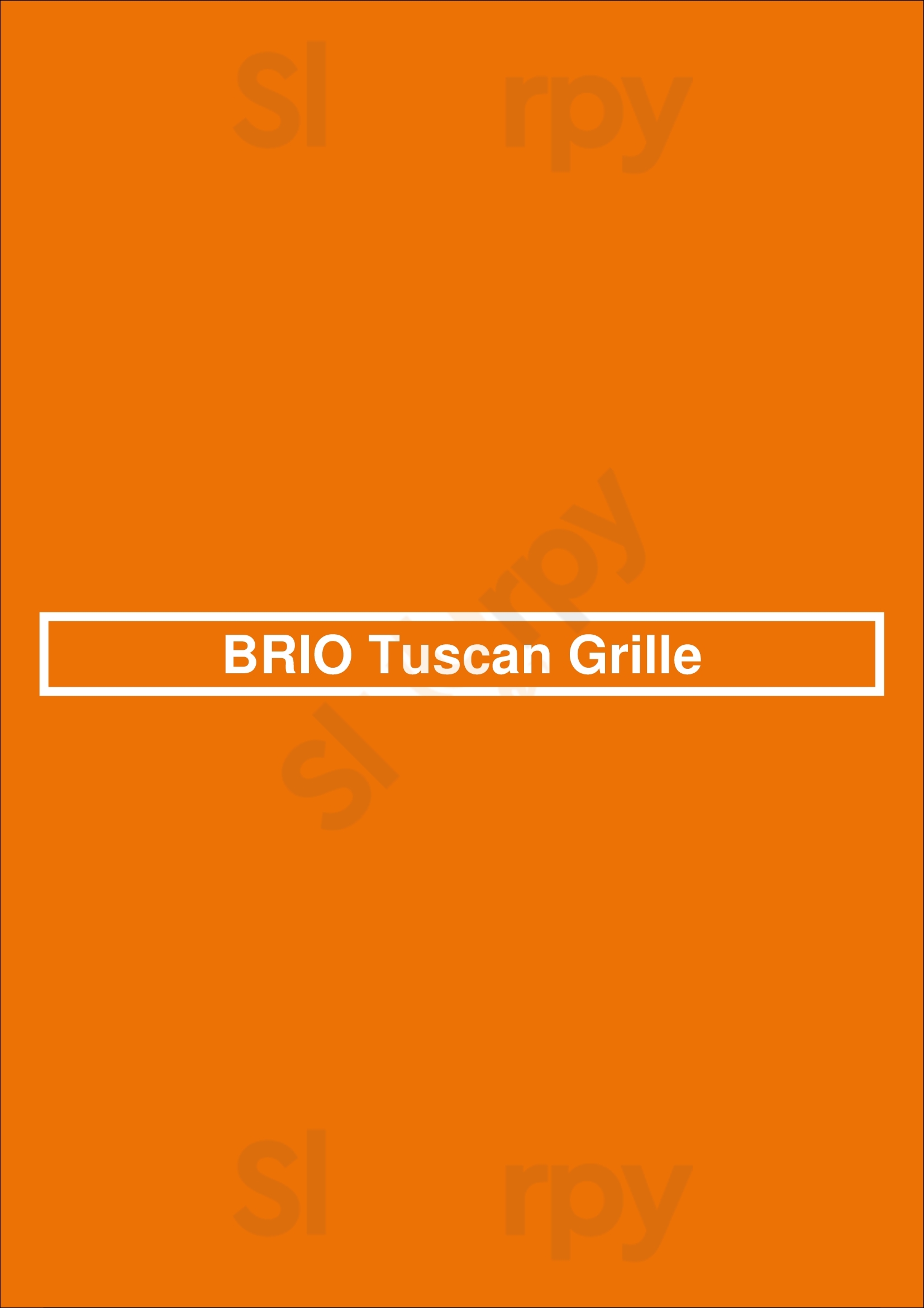 Brio Italian Grille Columbus Menu - 1