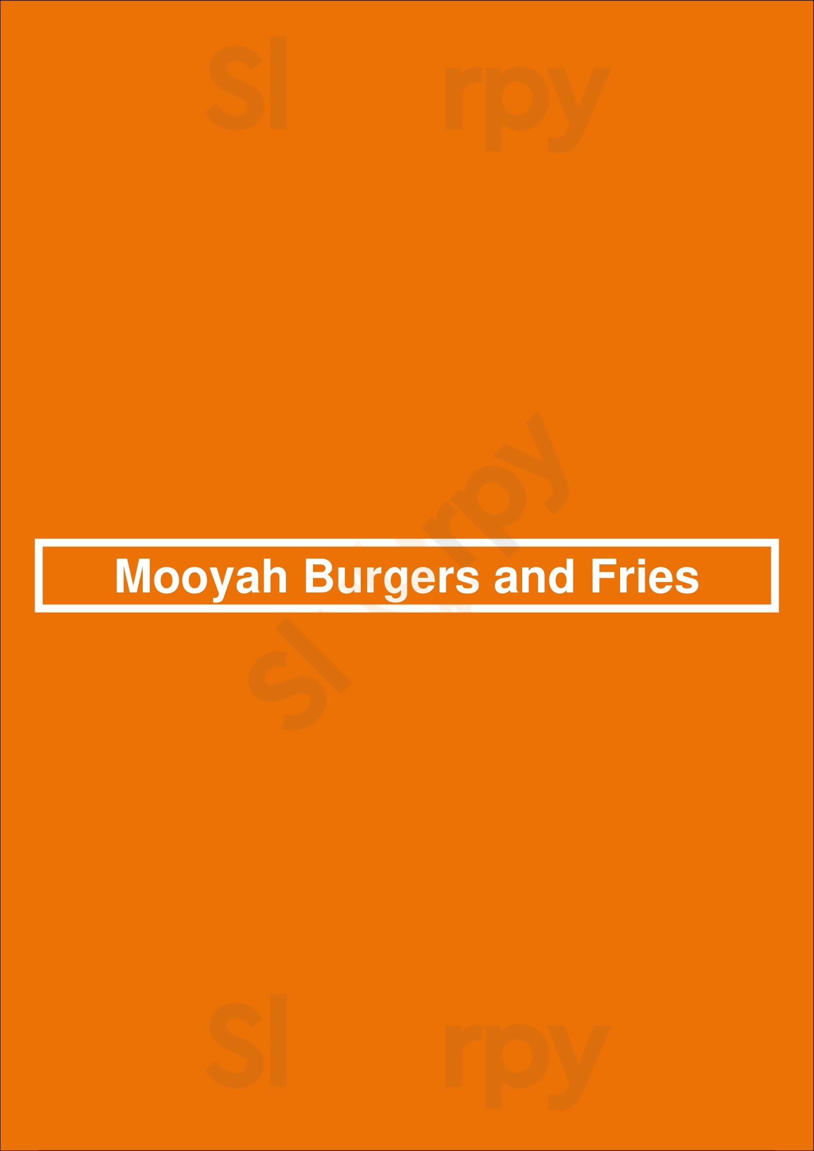 Mooyah Burgers, Fries & Shakes El Paso Menu - 1