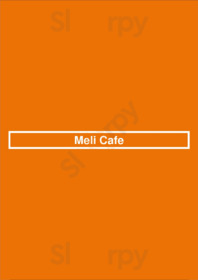 Meli Cafe menu