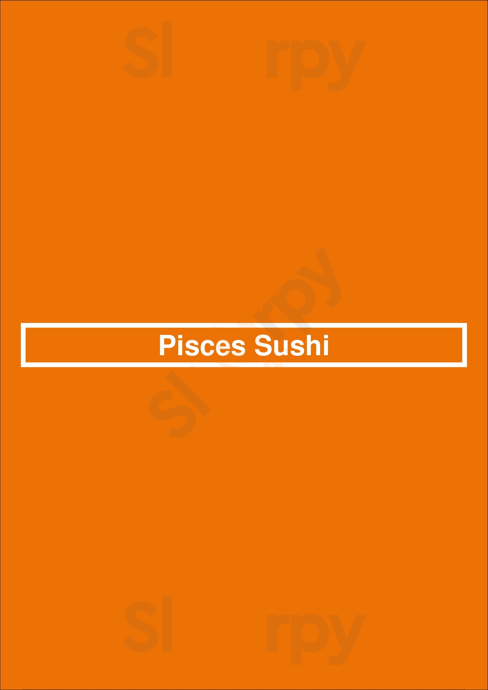Pisces Sushi Charlotte Menu - 1