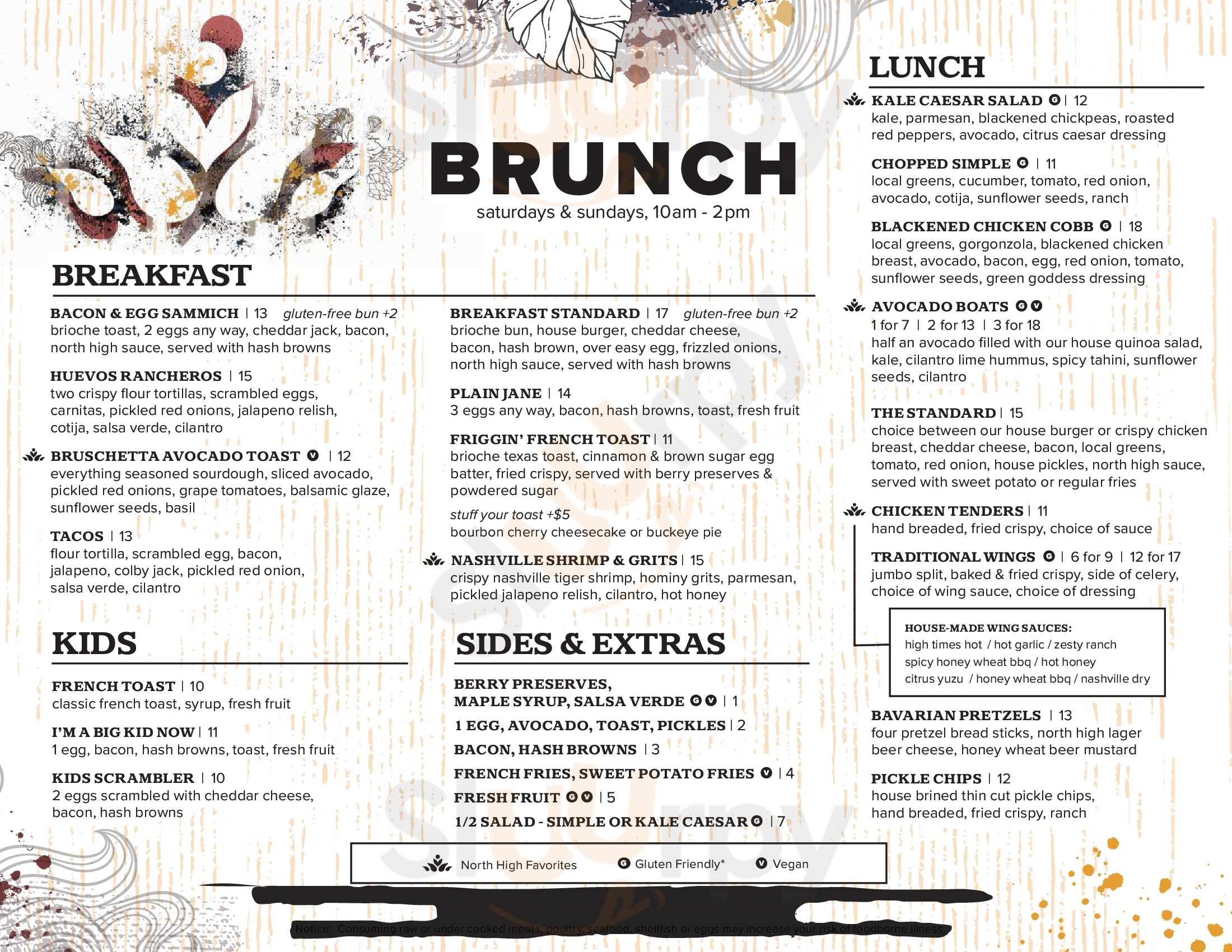 Main Menu - North High Brewing