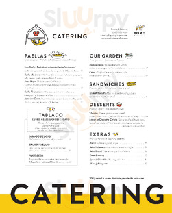 Toro Kitchen And Bar menu