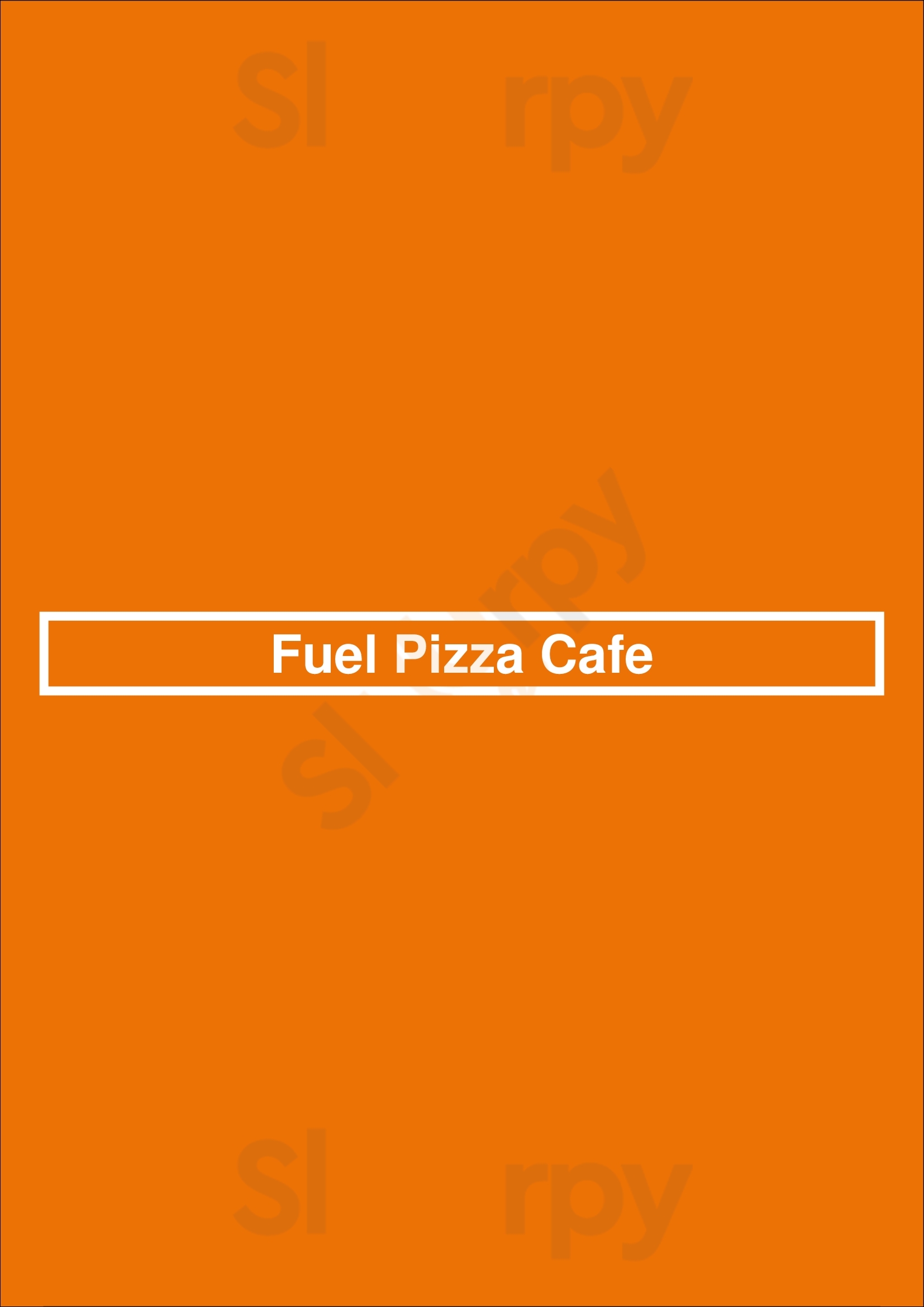 Fuel Pizza Cafe Charlotte Menu - 1