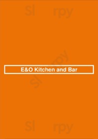 Eo Kitchen & Bar menu