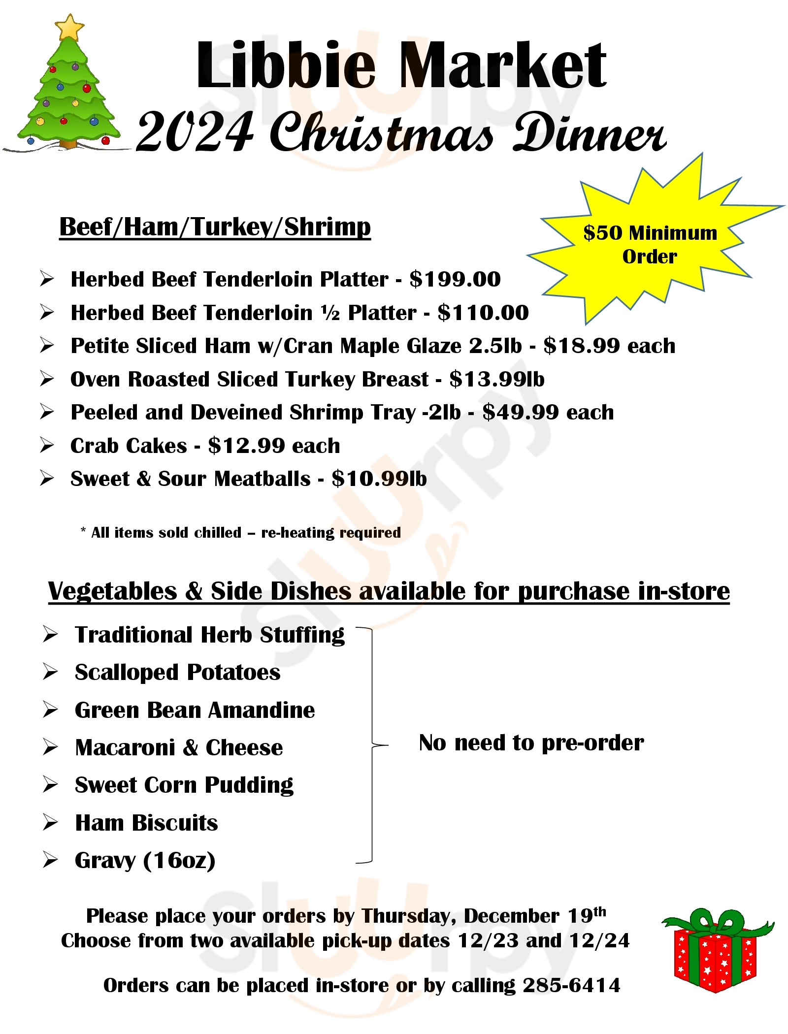 Main Menu - Deluca Gelato