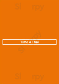 Time 4 Thai menu