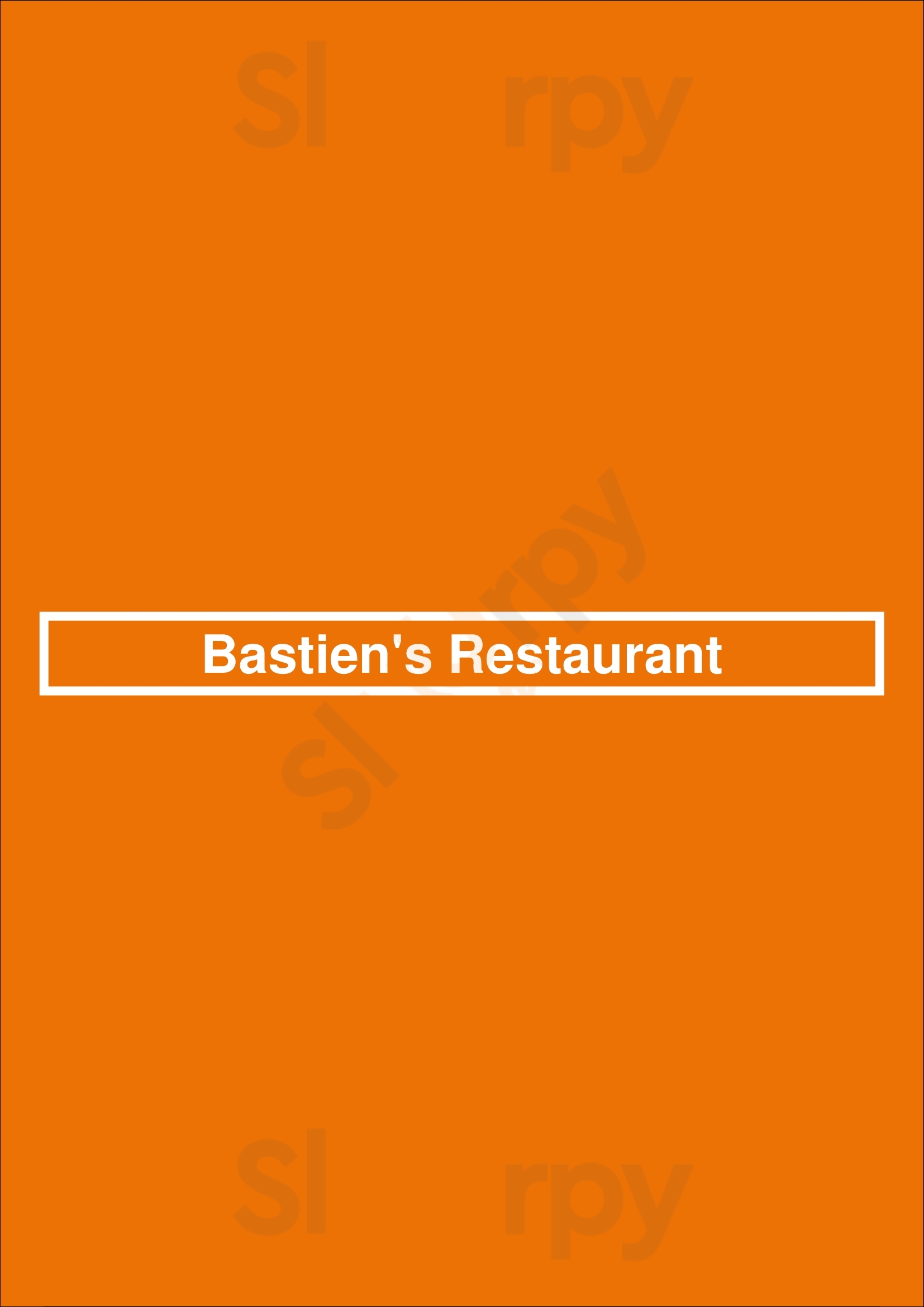 Bastien's Restaurant Denver Menu - 1