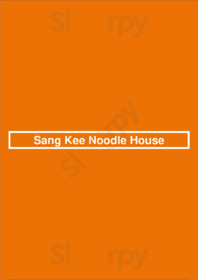 Sang Kee Noodle House menu