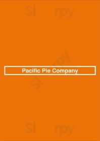 Pacific Pie Company menu