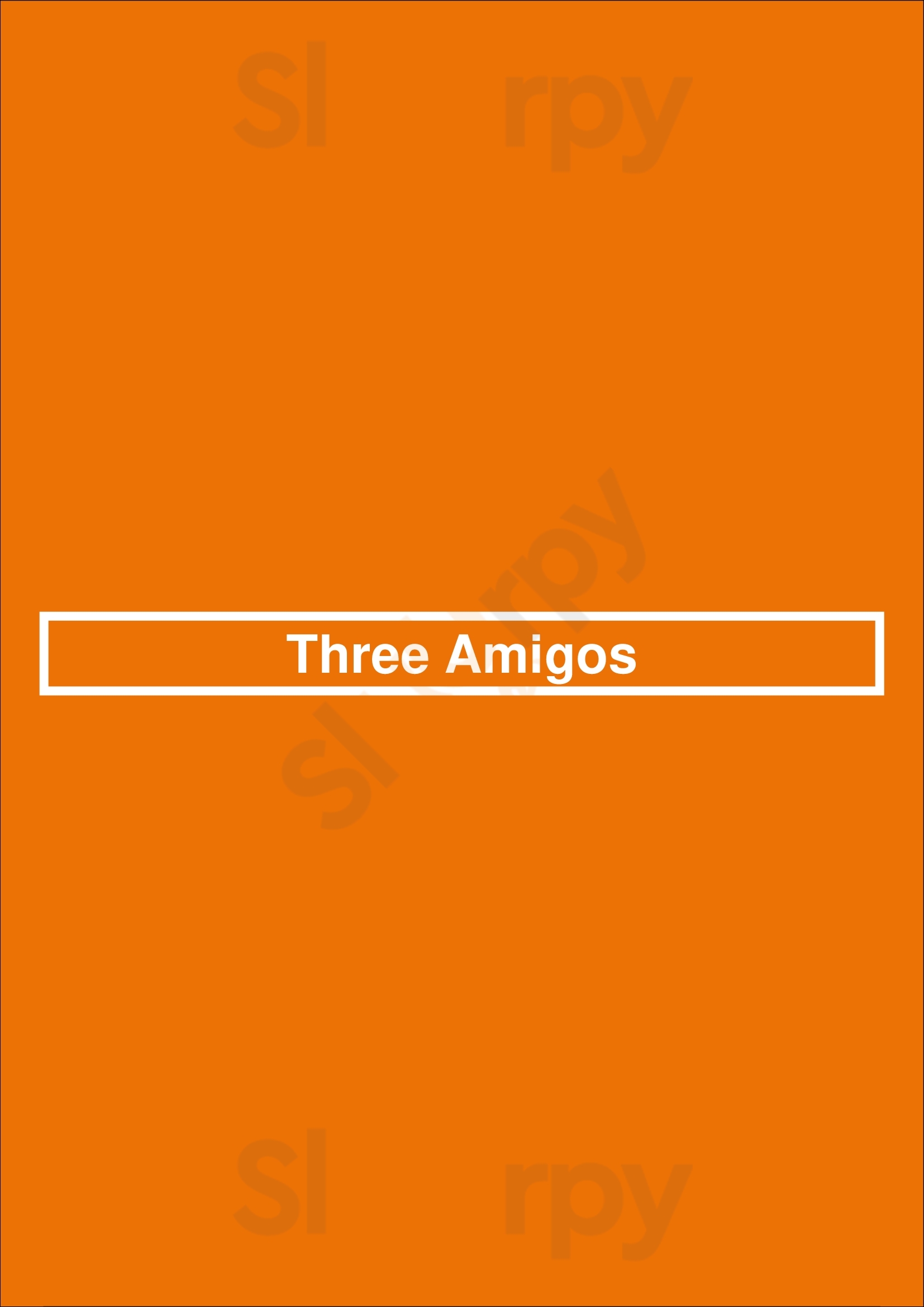 Three Amigos Charlotte Menu - 1
