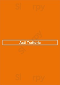 Asti Trattoria menu