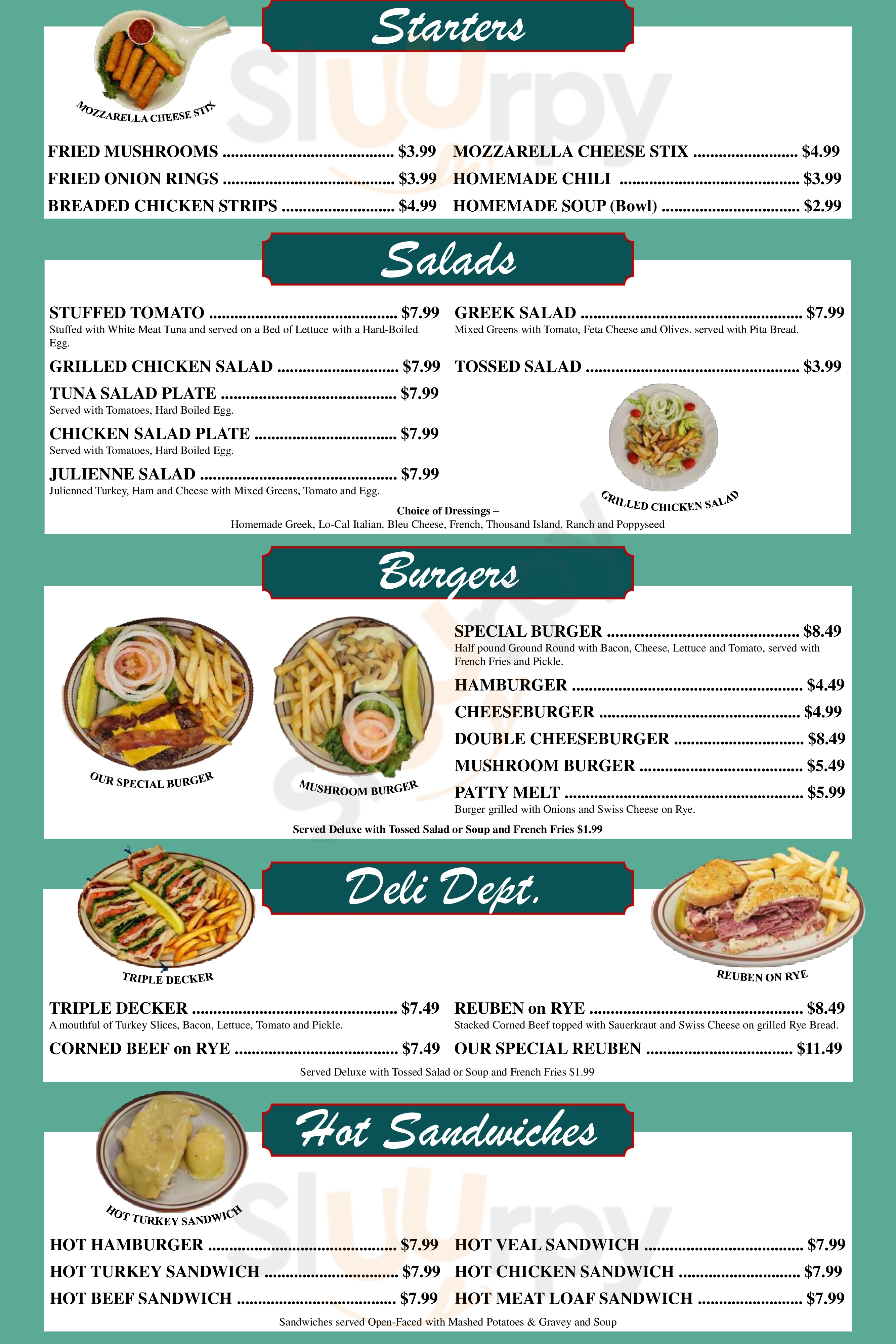 Canarys Family Restaurant Cleveland Menu - 1