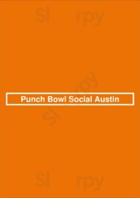 Punch Bowl Social Austin menu