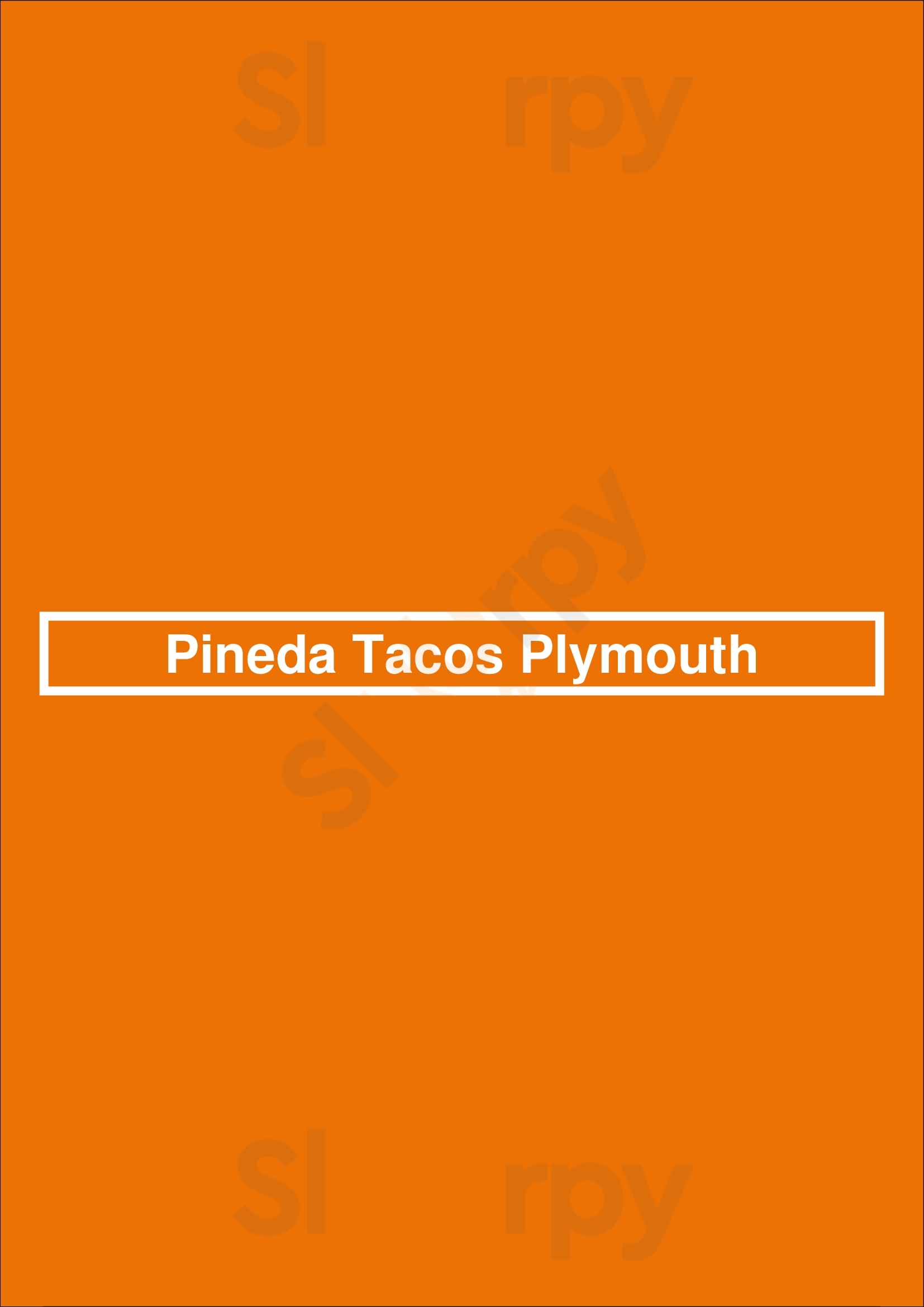 Pineda Tacos Plymouth Minneapolis Menu - 1