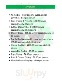 Blind Squirrel menu