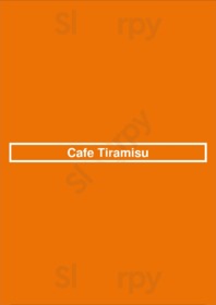 Cafe Tiramisu menu