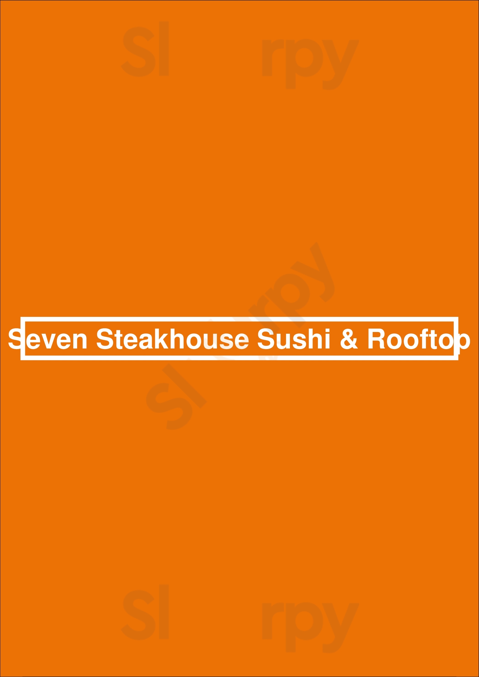 Seven Steakhouse Sushi & Rooftop Minneapolis Menu - 1
