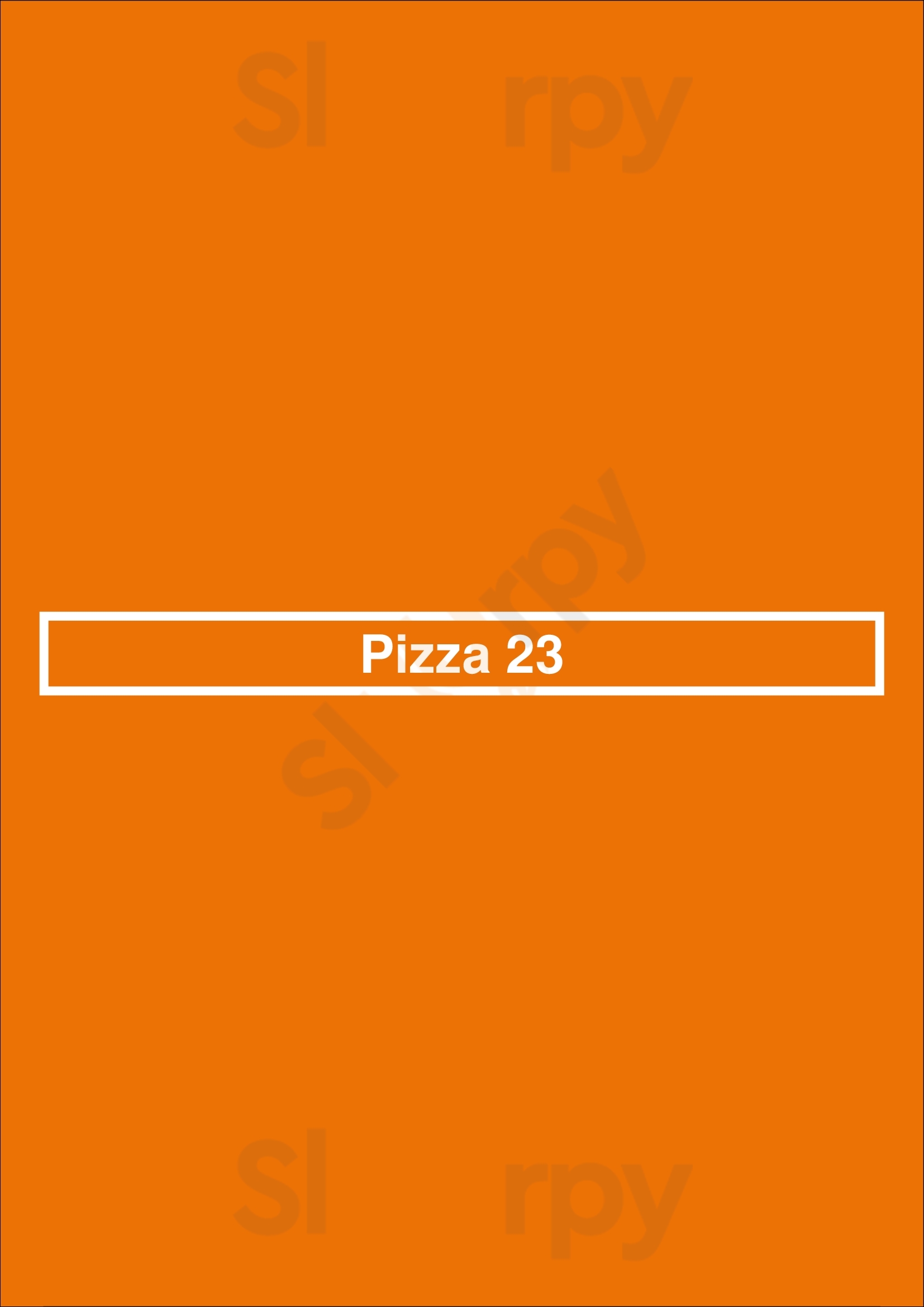 Pizza 23 Oklahoma City Menu - 1