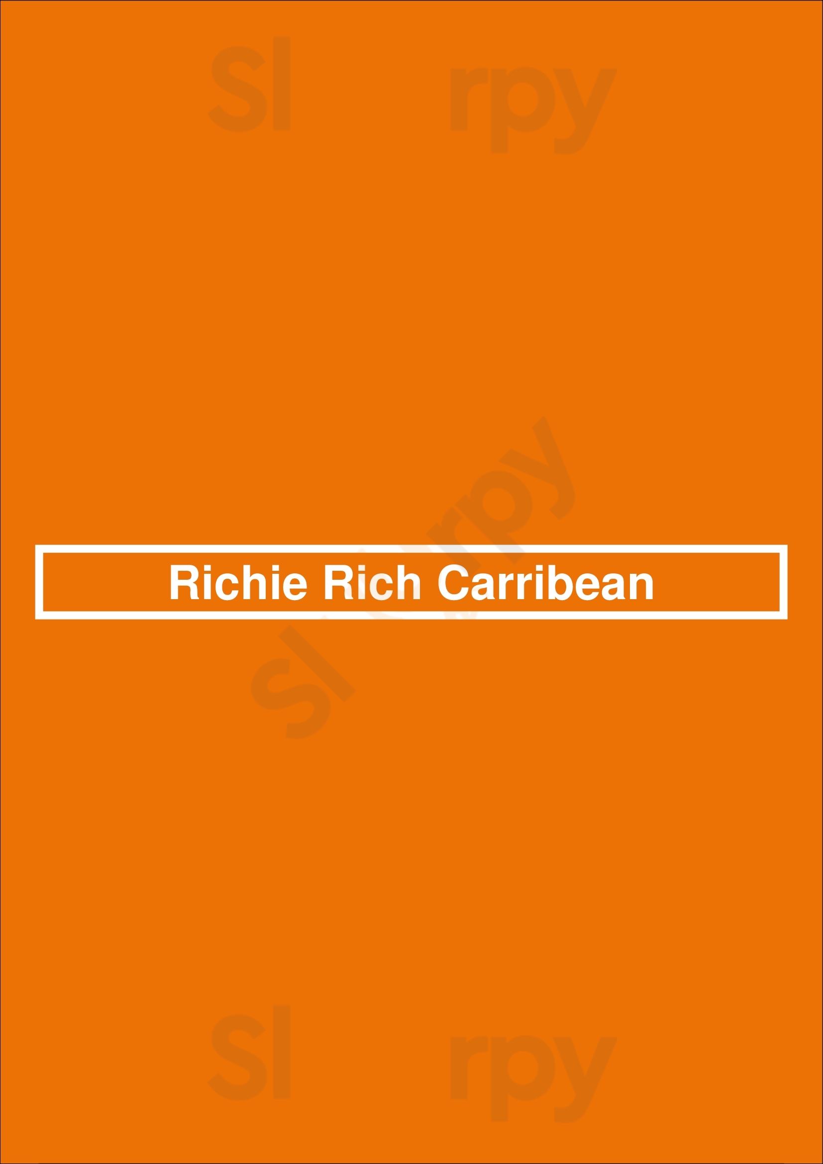 Richie Rich Carribean Bronx Menu - 1