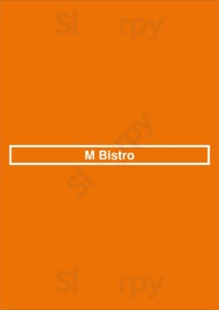 M Bistro menu