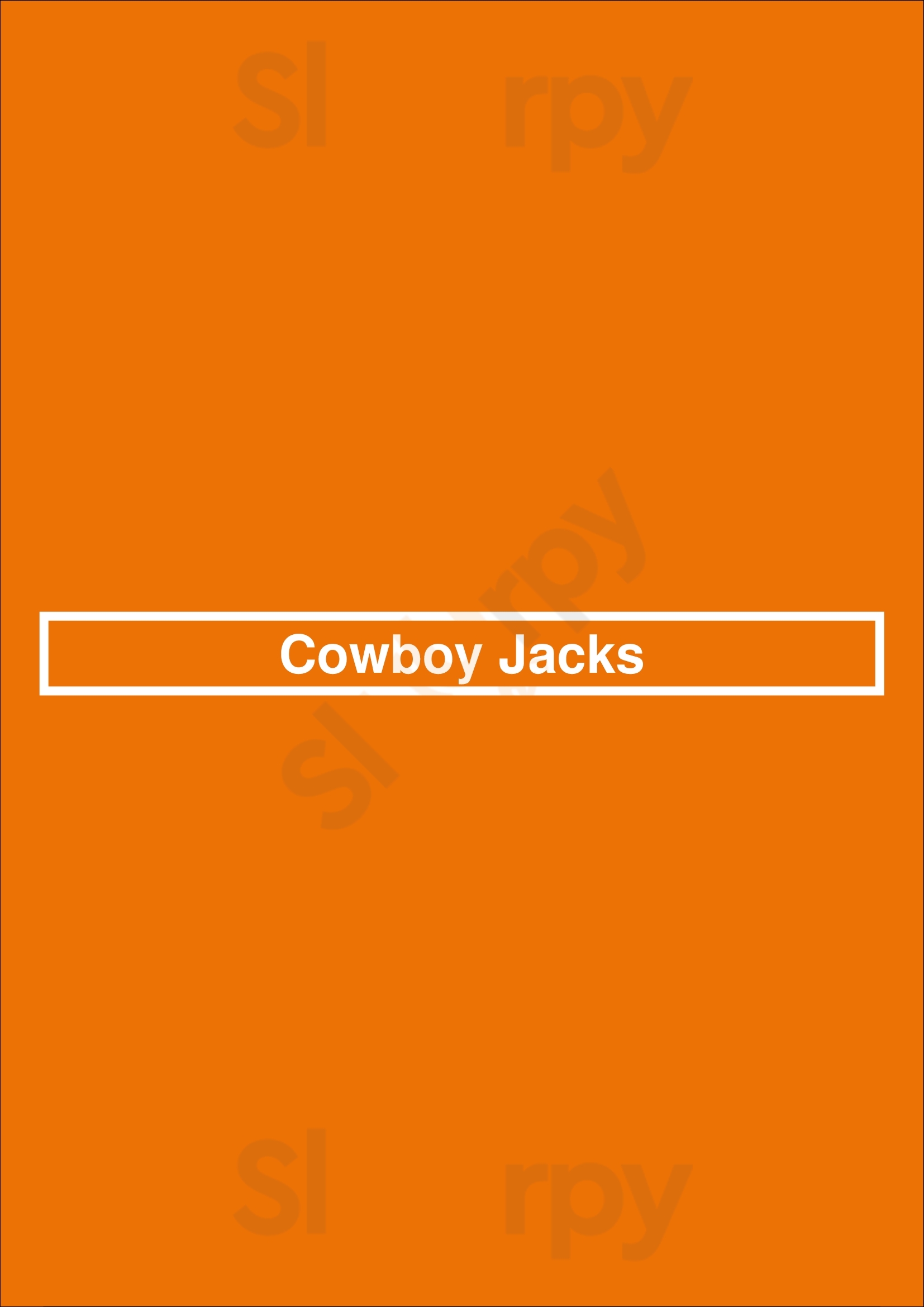 Cowboy Jacks Minneapolis Menu - 1