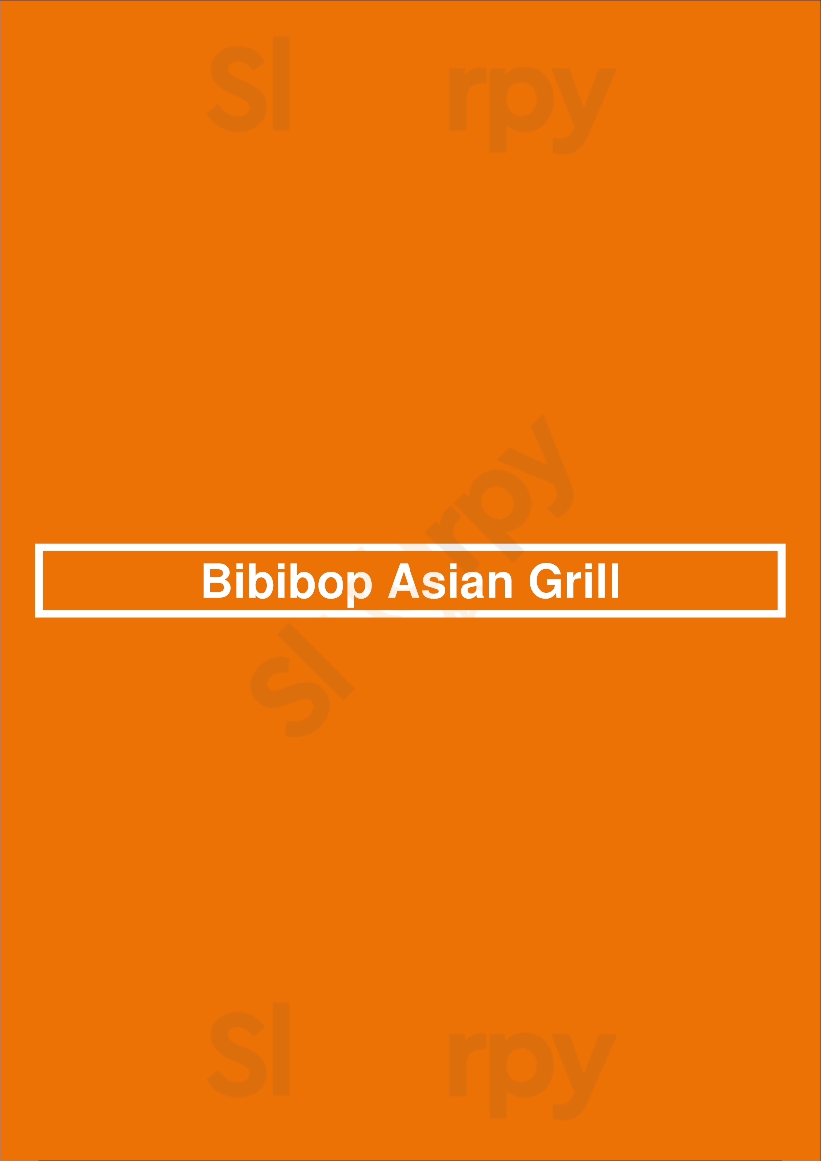 Bibibop Asian Grill Columbus Menu - 1