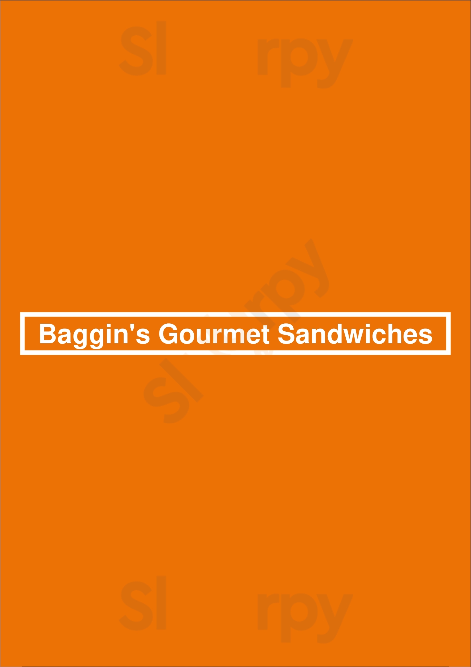 Baggin's Gourmet Sandwiches Tucson Menu - 1
