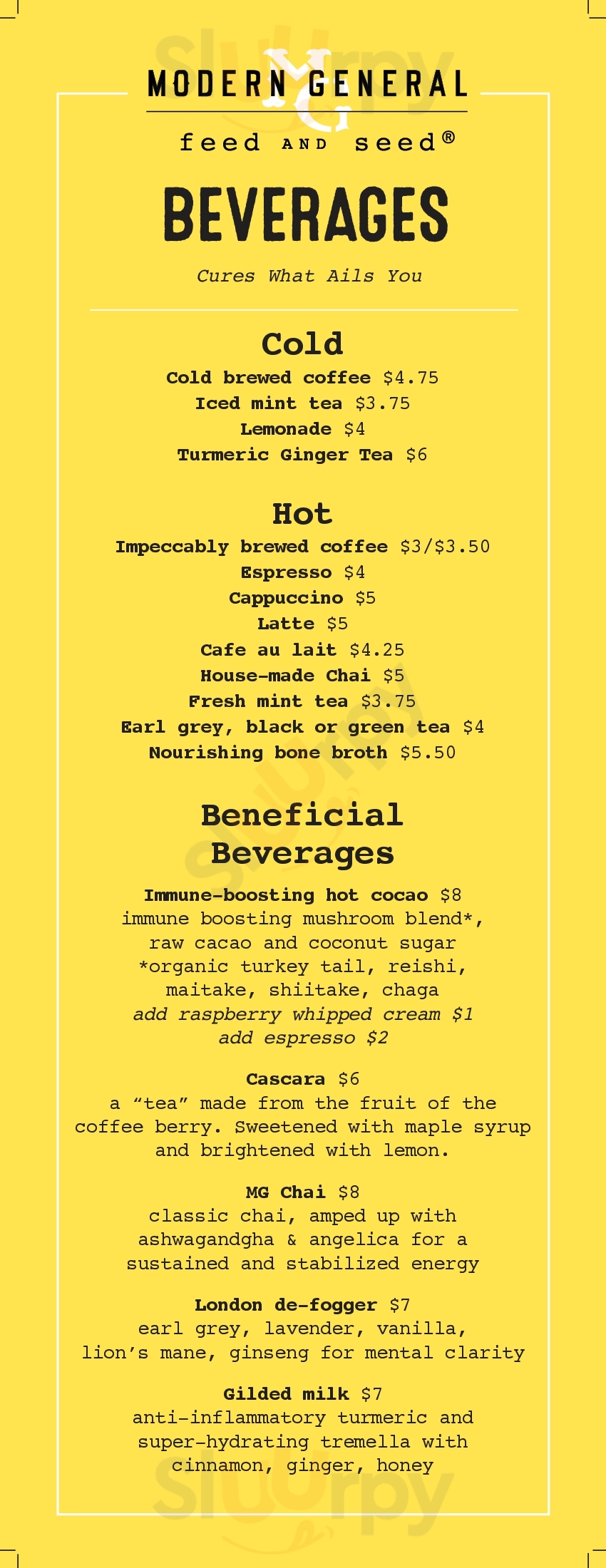 Main Menu - Modern General - Feed & Seed