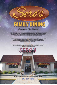 Sero's Family Dining menu
