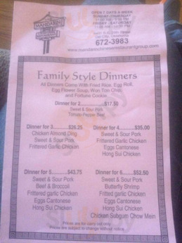 Mandarin Chinese Restaurant