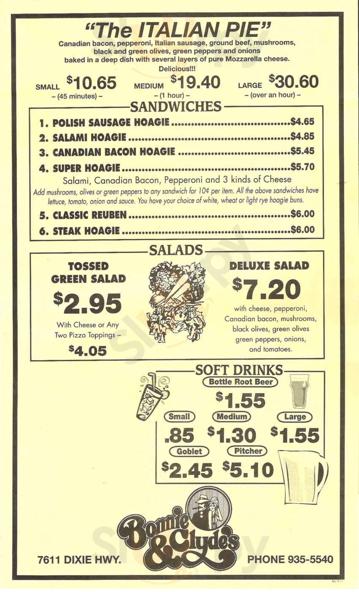 All - Bonnie & Clyde's Pizza Parlor