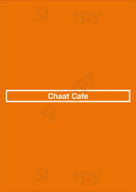 Chaat Cafe menu