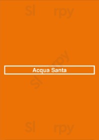 Acqua Santa