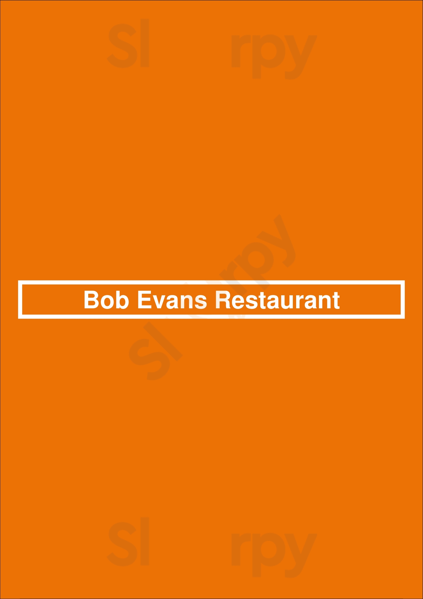 Bob Evans Restaurant Charlotte Menu - 1