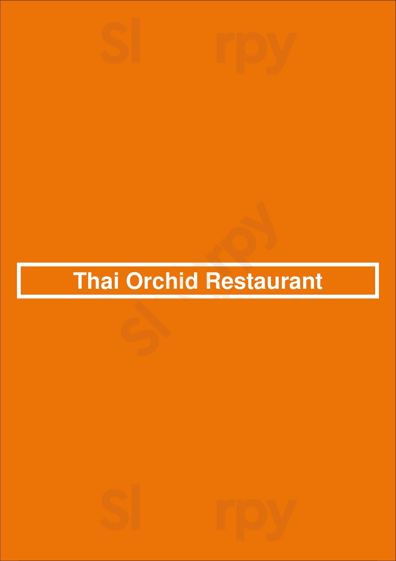 Thai Orchid Restaurant Charlotte Menu - 1