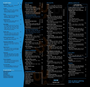 Campuzano menu