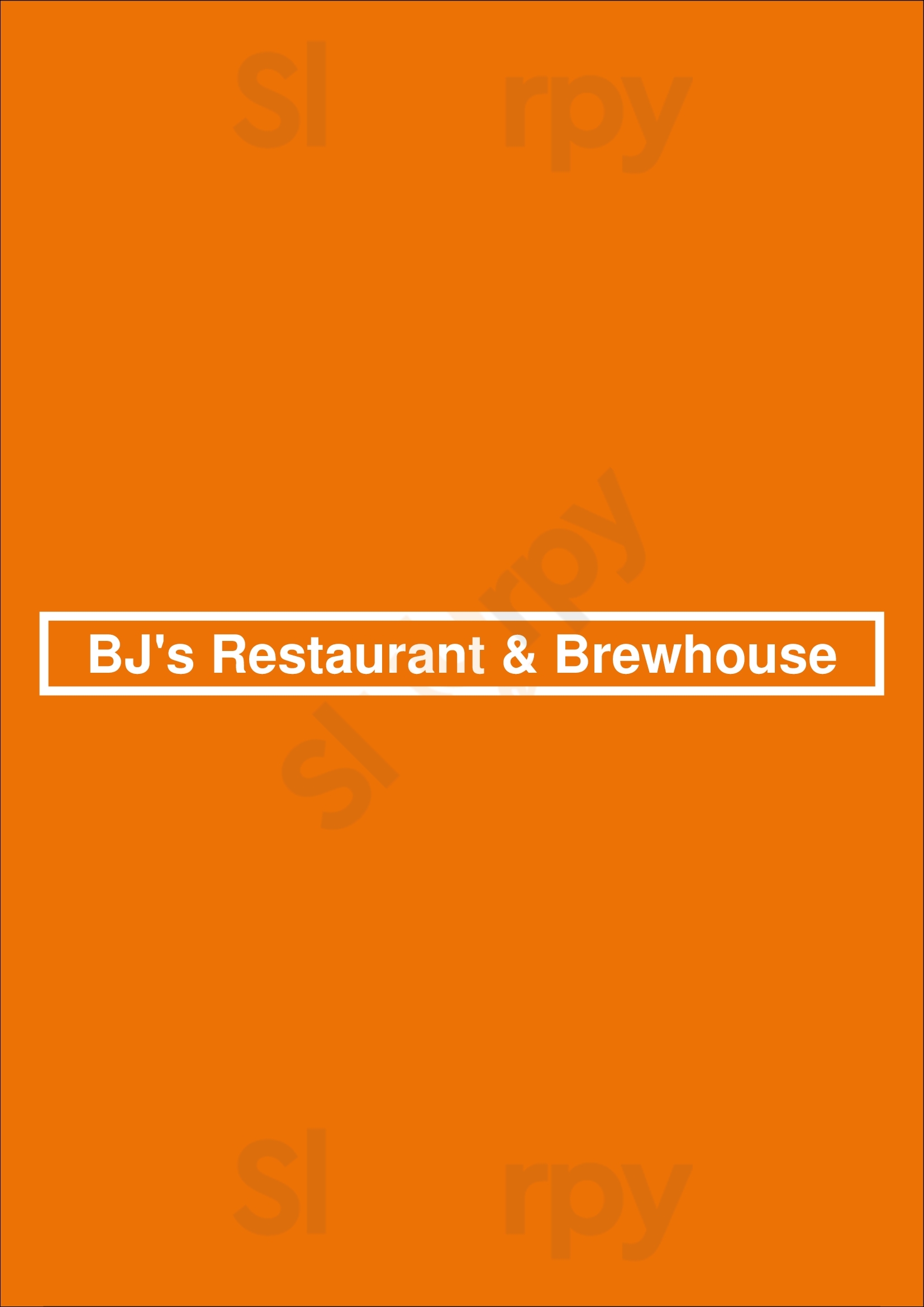 Bj's Restaurant & Brewhouse Austin Menu - 1
