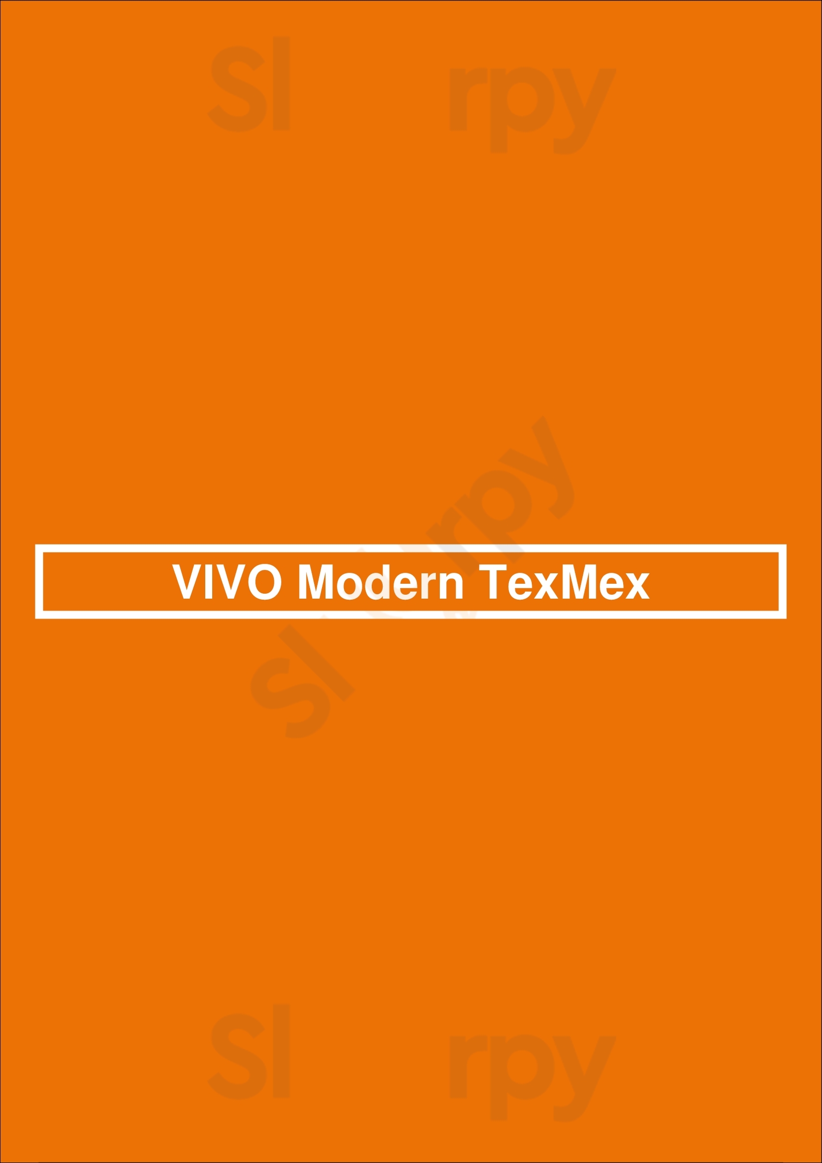 Vivo Modern Texmex Austin Menu - 1