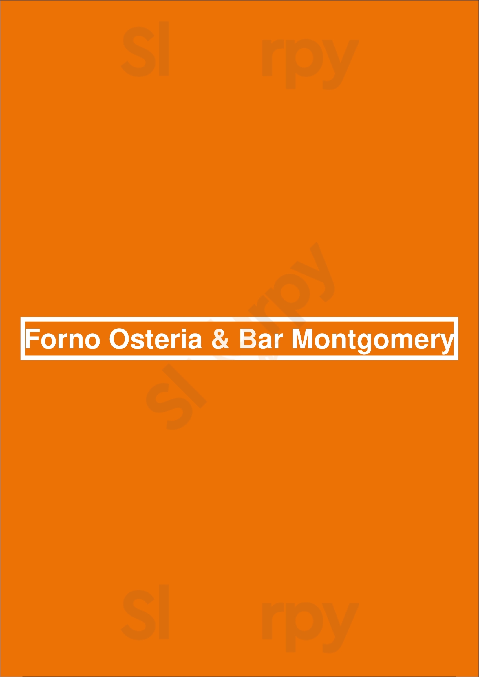 Forno Osteria & Bar Montgomery Cincinnati Menu - 1