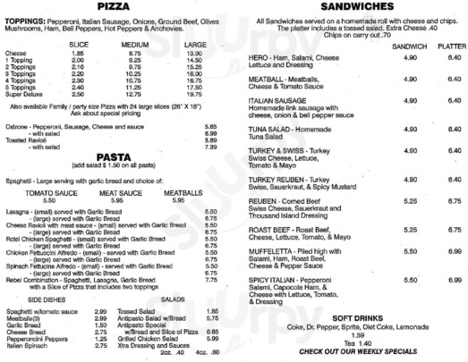 Italian Rebel Pizza Parlor