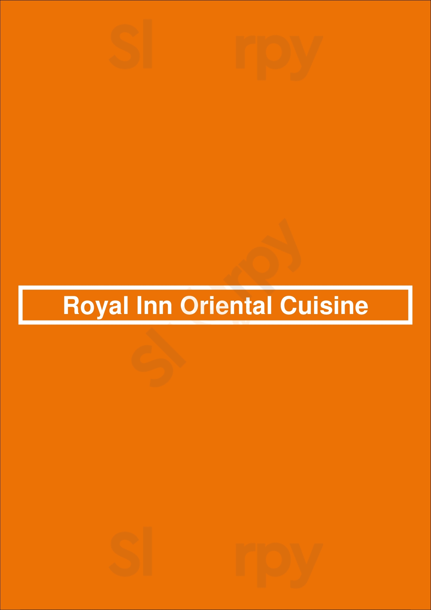 Royal Inn Oriental Cuisine San Antonio Menu - 1