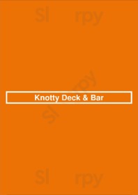 Knotty Deck & Bar menu