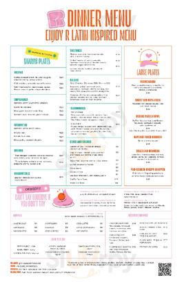 R House Wynwood menu