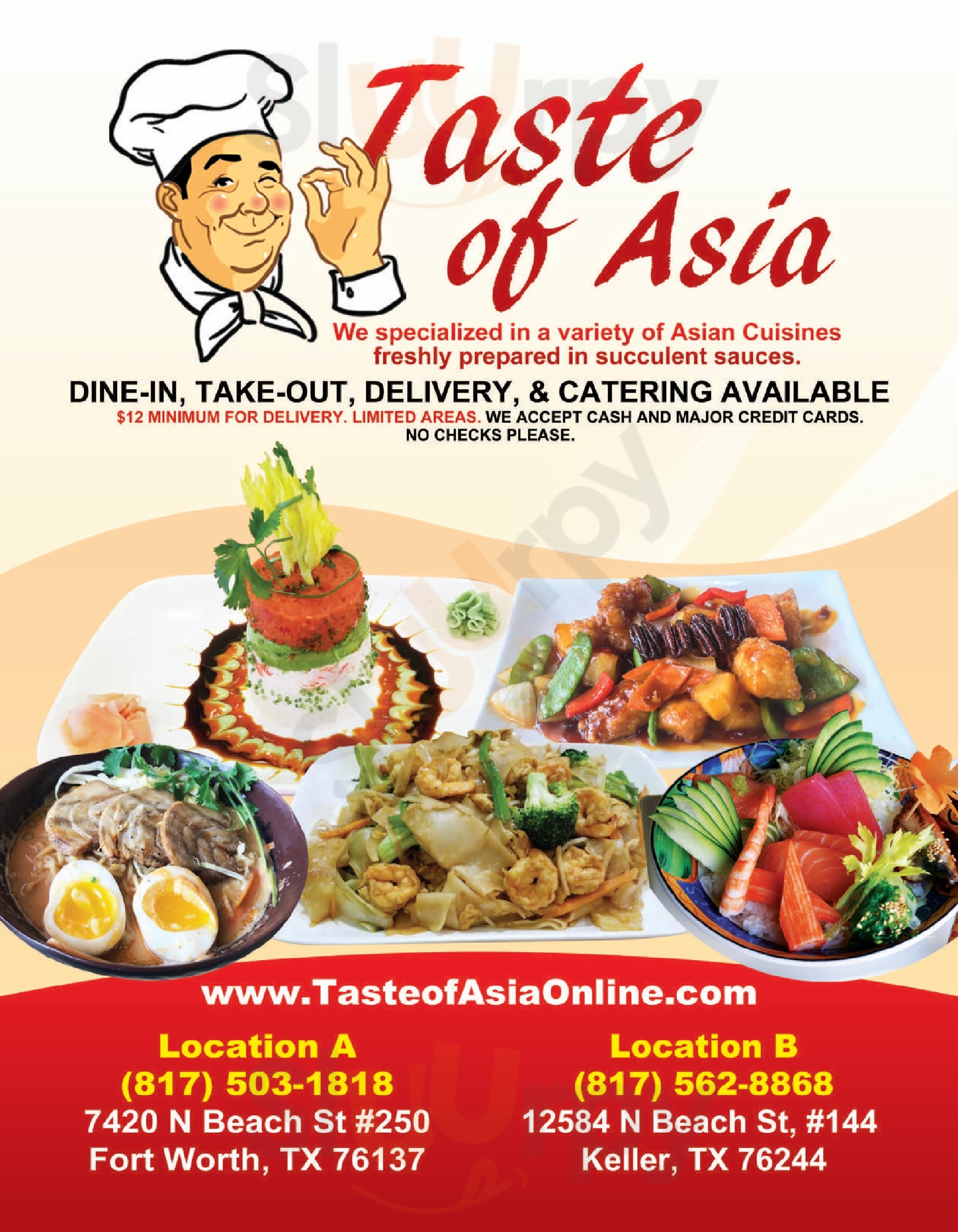 Taste Of Asia Fort Worth Menu - 1