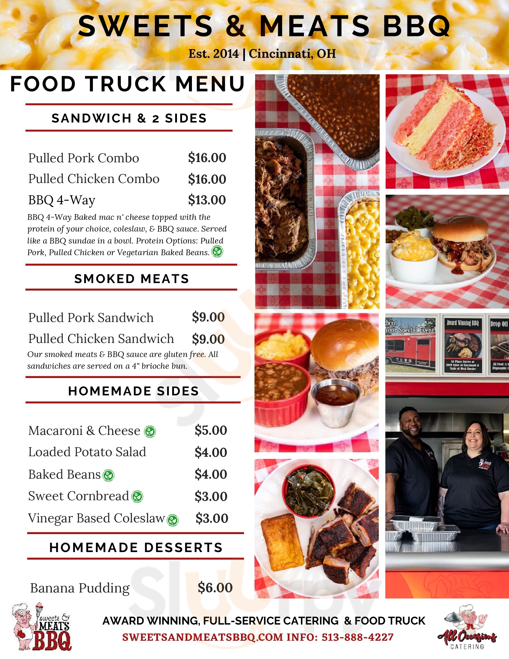 Main Menu - Sweets & Meats Bbq