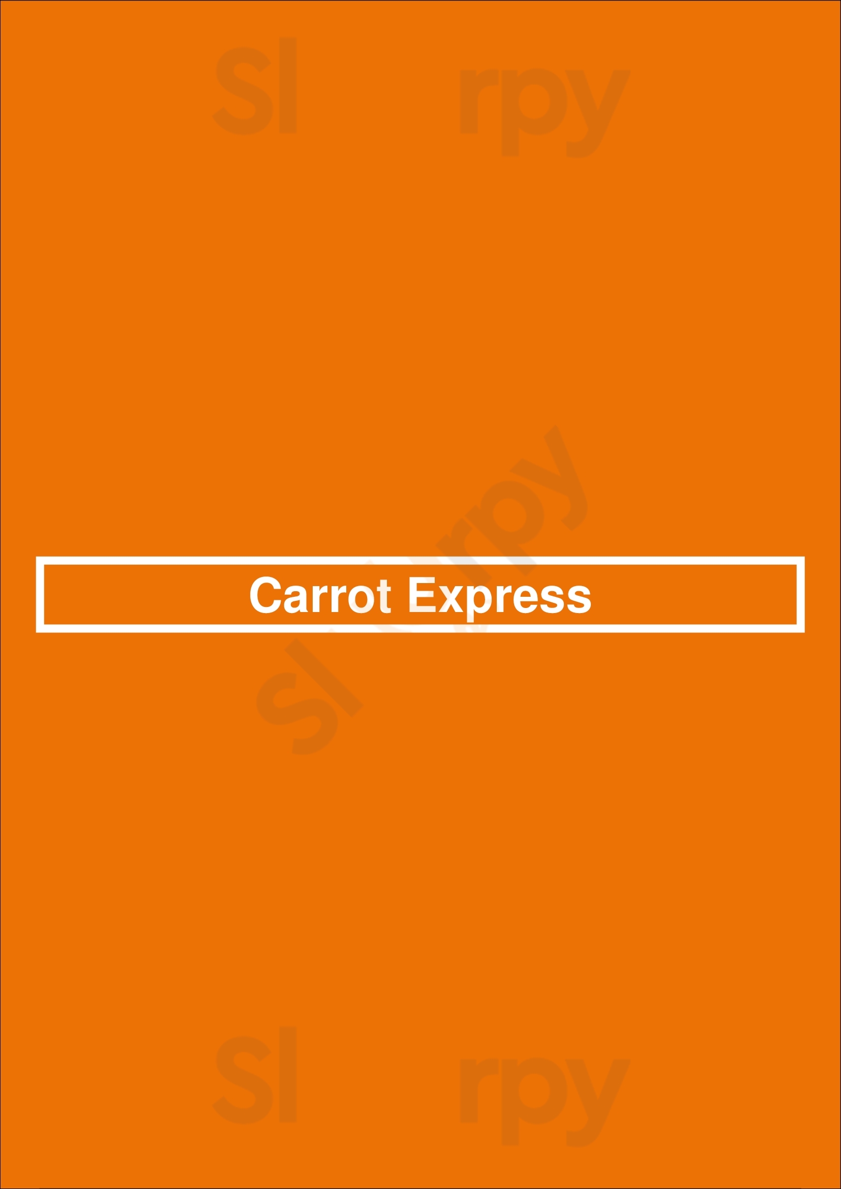 Carrot Express Miami Menu - 1